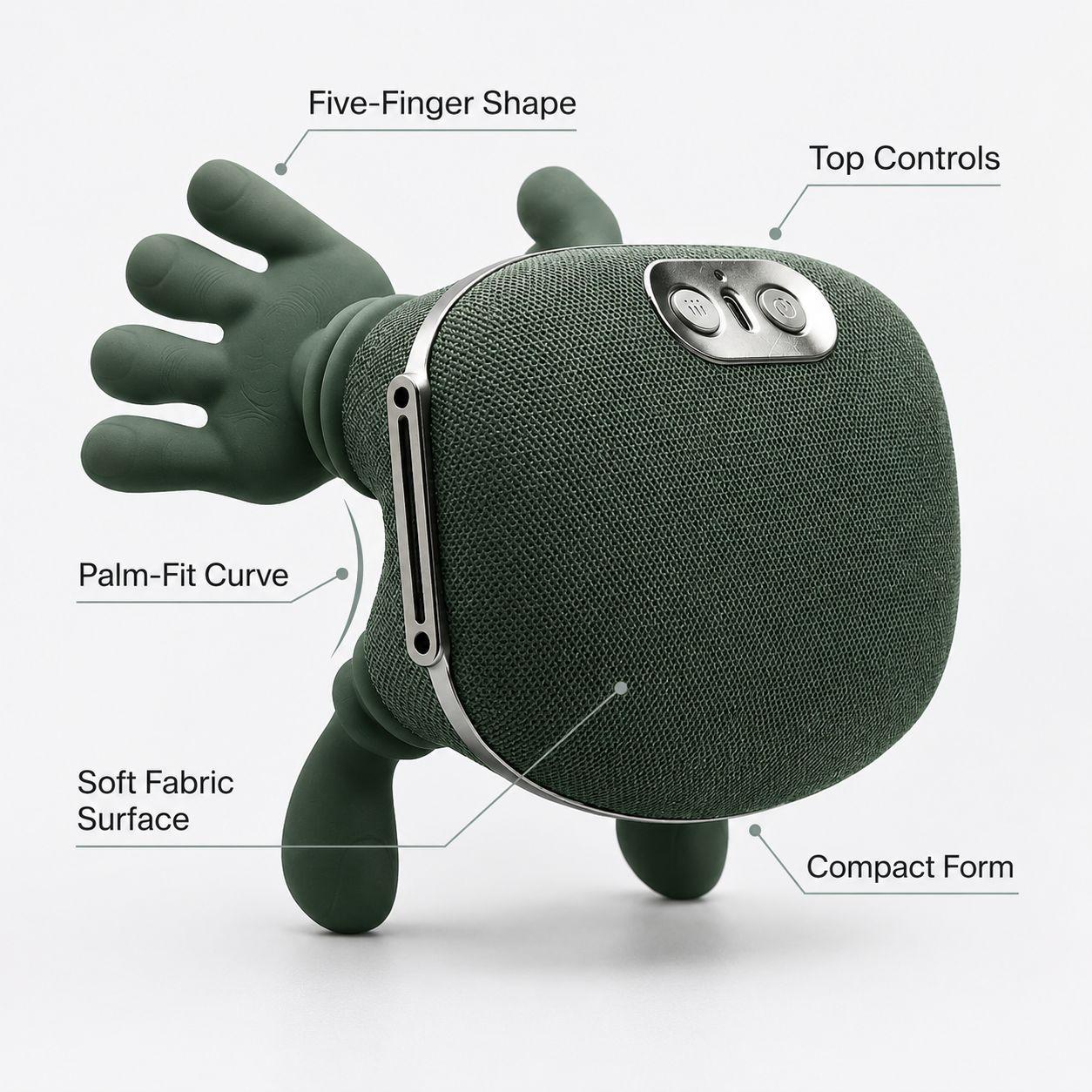 WelloPulse 4 PRO – Neck & Shoulder Massager with Heat Therapy