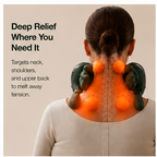 WelloPulse 4 PRO – Neck & Shoulder Massager with Heat Therapy